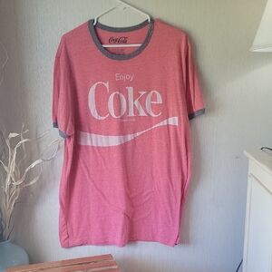 Coca Cola Men's Red Short Sleeve Tee